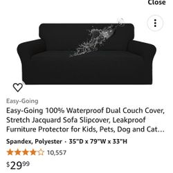 Sofa Couch Cover ( Black ) $20