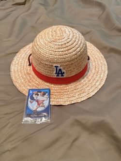 LA Dodgers x One Piece Luffy Don Card + Straw Hat