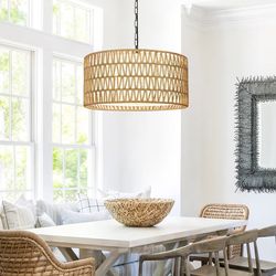 New rattan chandelier