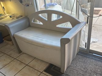 Plastic Storage Bench