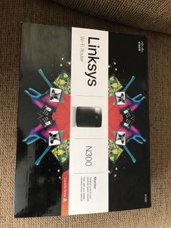 Cisco Linksys router N 300 E 1200 wi-fi router (open box)