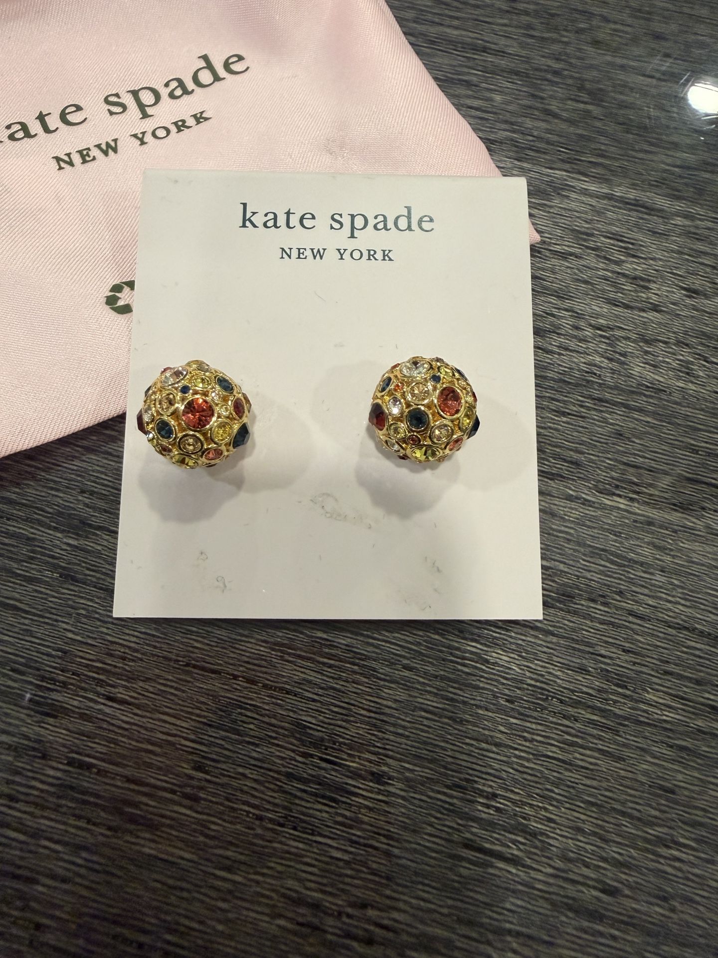 Kate Spade Gold Earrings 
