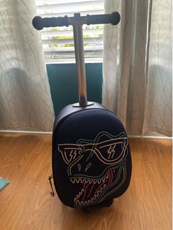 A scooter suitcase