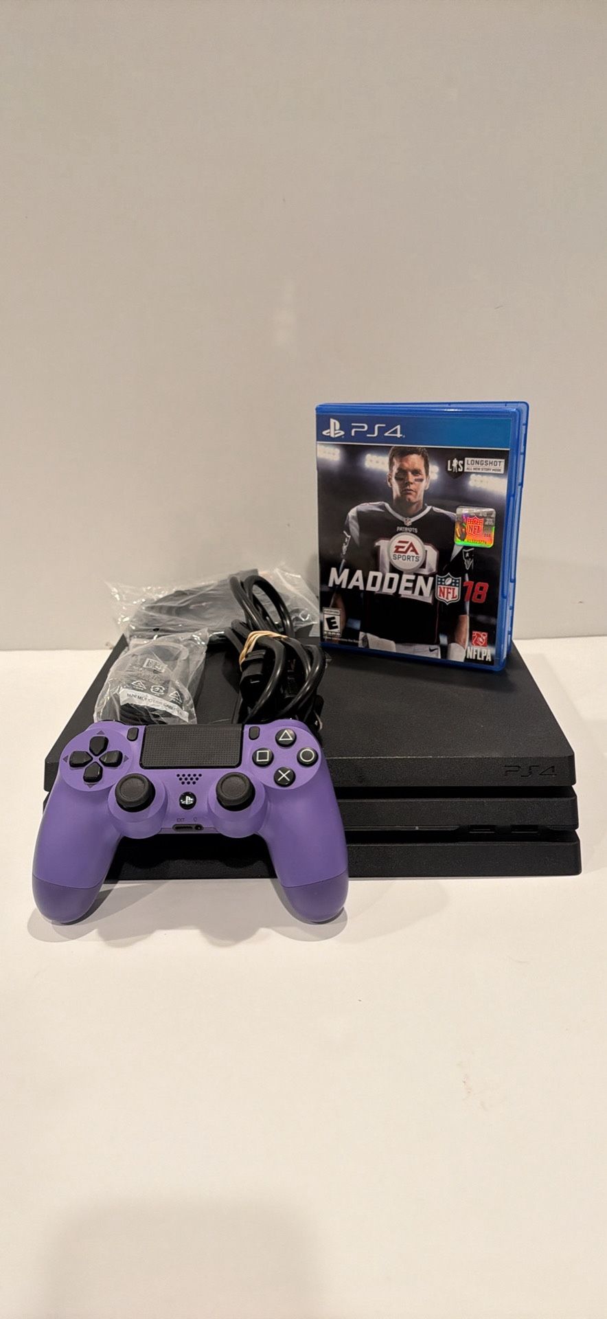 PS4 Pro with Controller and Game