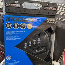 Kicker CK8 Complete Series Amplifier Wiring Kit. 