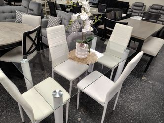 🤍Gorgeous 5pc Dining Set🩵