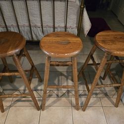 Wooden Bar Stools