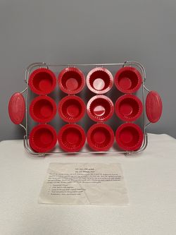 Technique 12 Cupcake Silicon Pan, Tray, New