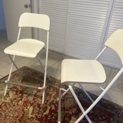 IKEA FRANKLIN Folding Bar Stools (Set of 2) – Like New! 