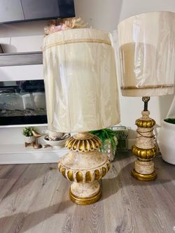 1940  ceramic Vintage lamp
