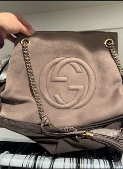 Gucci all suede bag