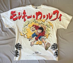 CIVIL REGIME x ONE PIECE LUFFY'S RISE OVERSIZED TEE Anime T-Shirt NEW Large