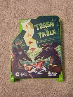 Hasbro Trash to Table Board Game Bet Your Dinner On It New Complete Inspected