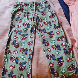 Hot Topic Super Mario Pajama Pants 