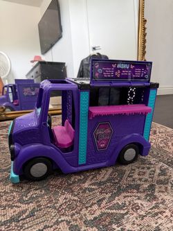 Monster high toy bus