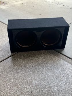 Dual 12” subwoofer box
