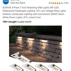 Low Voltage Retaining Wall Lights 