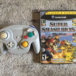 Super Smash Bros Melee for GameCube & controller