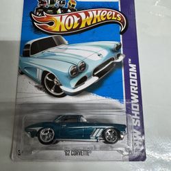 Hot Wheels Super Treasure Hunt 1962 Corvette Blue