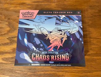 NEW Pokemon Chaos Rising ETB Elite Trainer Box trading card game TCG Factory Sealed CR