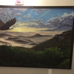 Large Eagle Painting