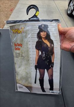 Spirit Halloween On Duty Cutie Police Costume Size Medium