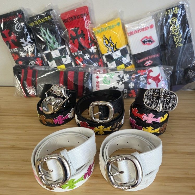Chrome BELTS & Socks 
