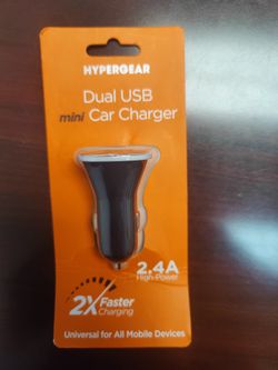 Mini USB Dual Port Charger