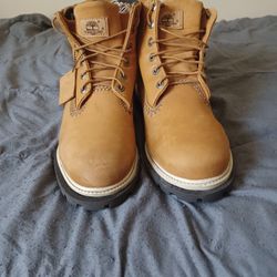 Men's Timberland Boots Size 11 Timbs Tims Wheat Suede Nubuck