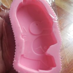 Silicon mold of Homer Simpson 