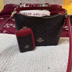 Coach Purse With Matching Wallet 