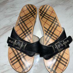 2 Pairs Of Burberry  Sandals - Size 38