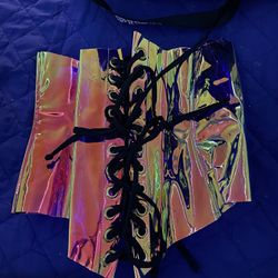 Rave Holographic Corset 