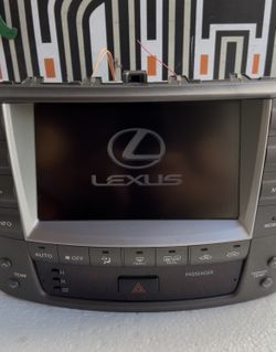 2006-09 Lexus IS250 IS350 Radio Navigation Display Screen 86111-53140 tested