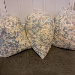 Foam stuffing. 5 lb bags. $5 each