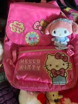 Hello kitty backpack and accessories
