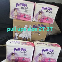 HUGGIES PULL UPS New Leaf 2T- 3T / 124 Count Unites 