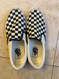 Vans checkered slip ons (Men’s sz 7.5)