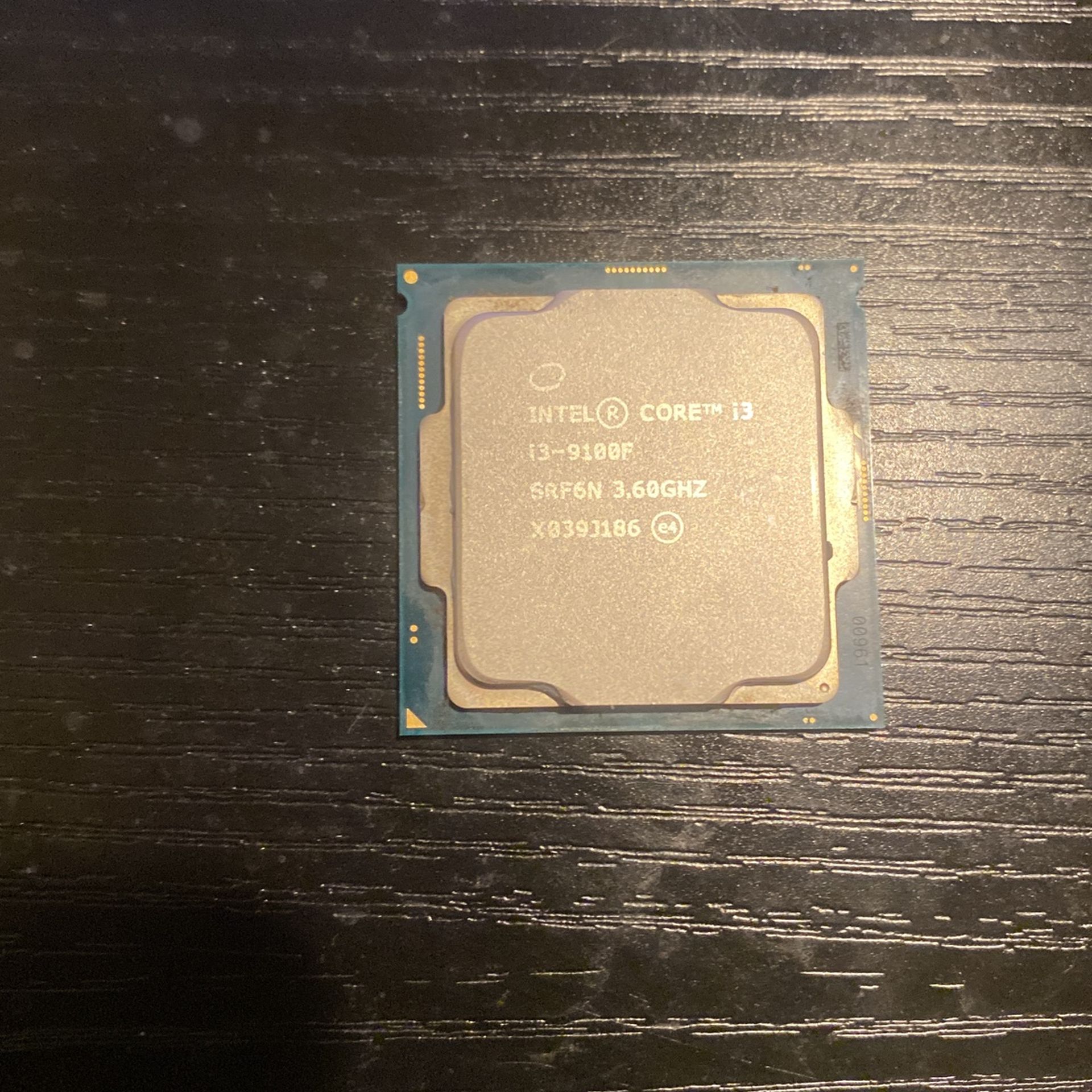 Intel i3 9100f CPU