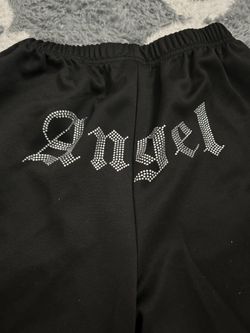 Girls Cuffed Angel Sweatpants 