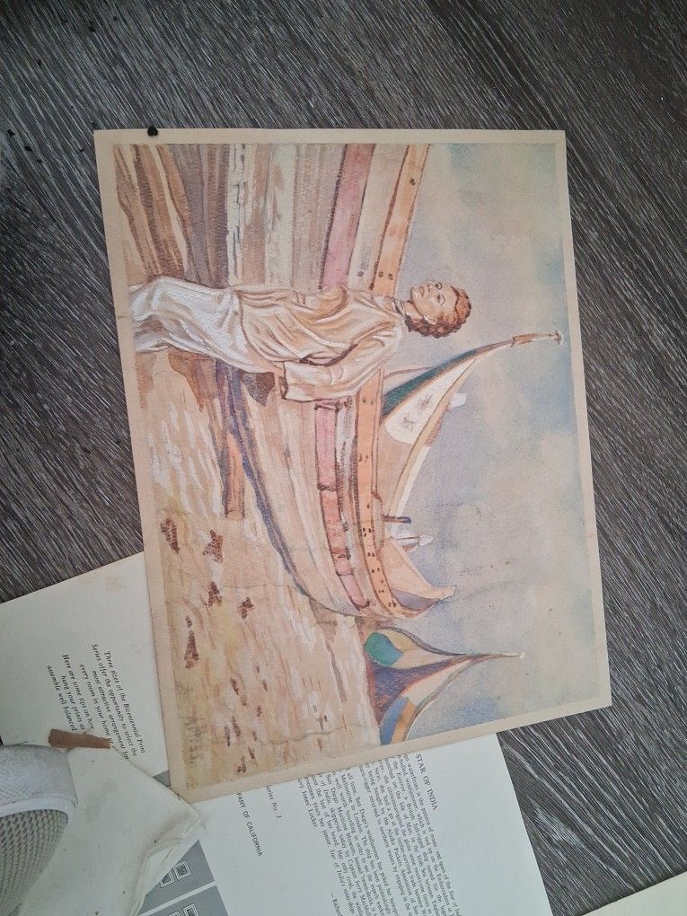 Original Water Color From 1955