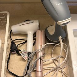 Dryer+ steamer+curler