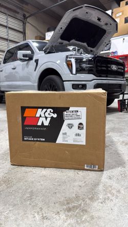 K&N cold air intake for F150 with 5.0L engine