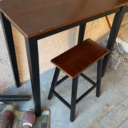 Tall Table Two Chairs