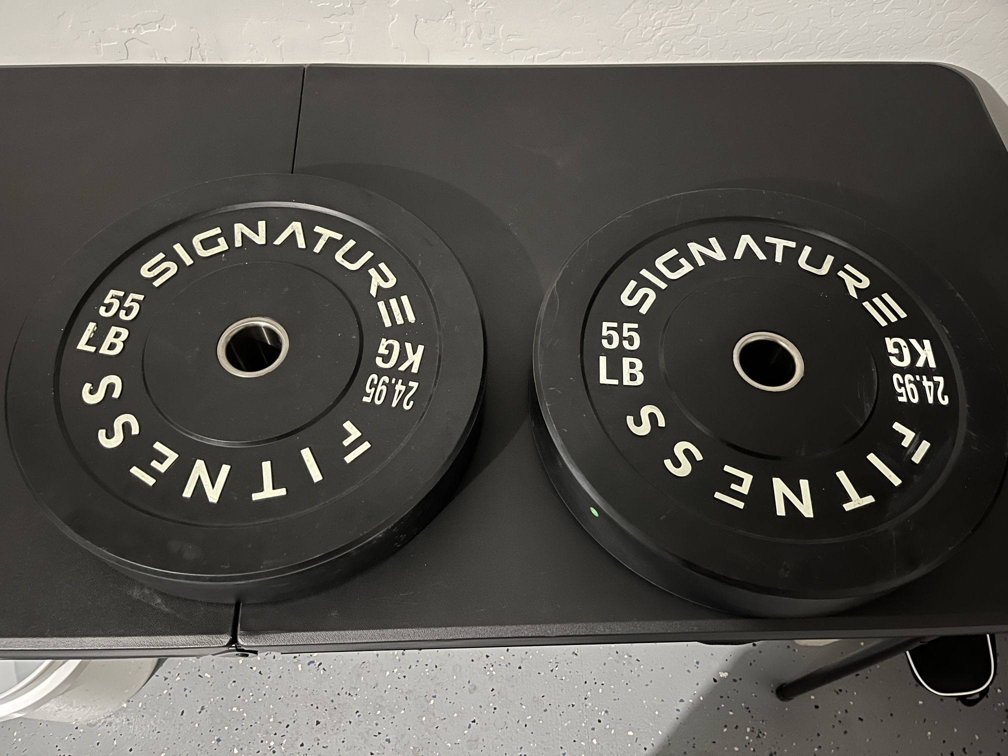 55lbs Bumper Plate Set of 2