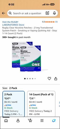 Nicotine patches