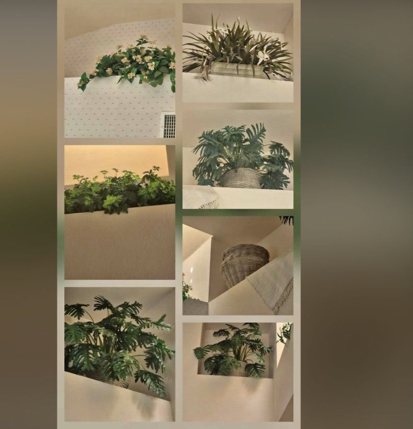 Fake artificial faux extra large plants arraignment center pieces Trees