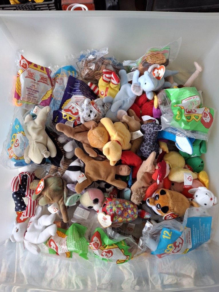 57 Miniature Beanie Babies