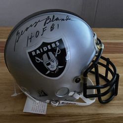 GEORGE BLANDA SIGNED MINI HELMET!