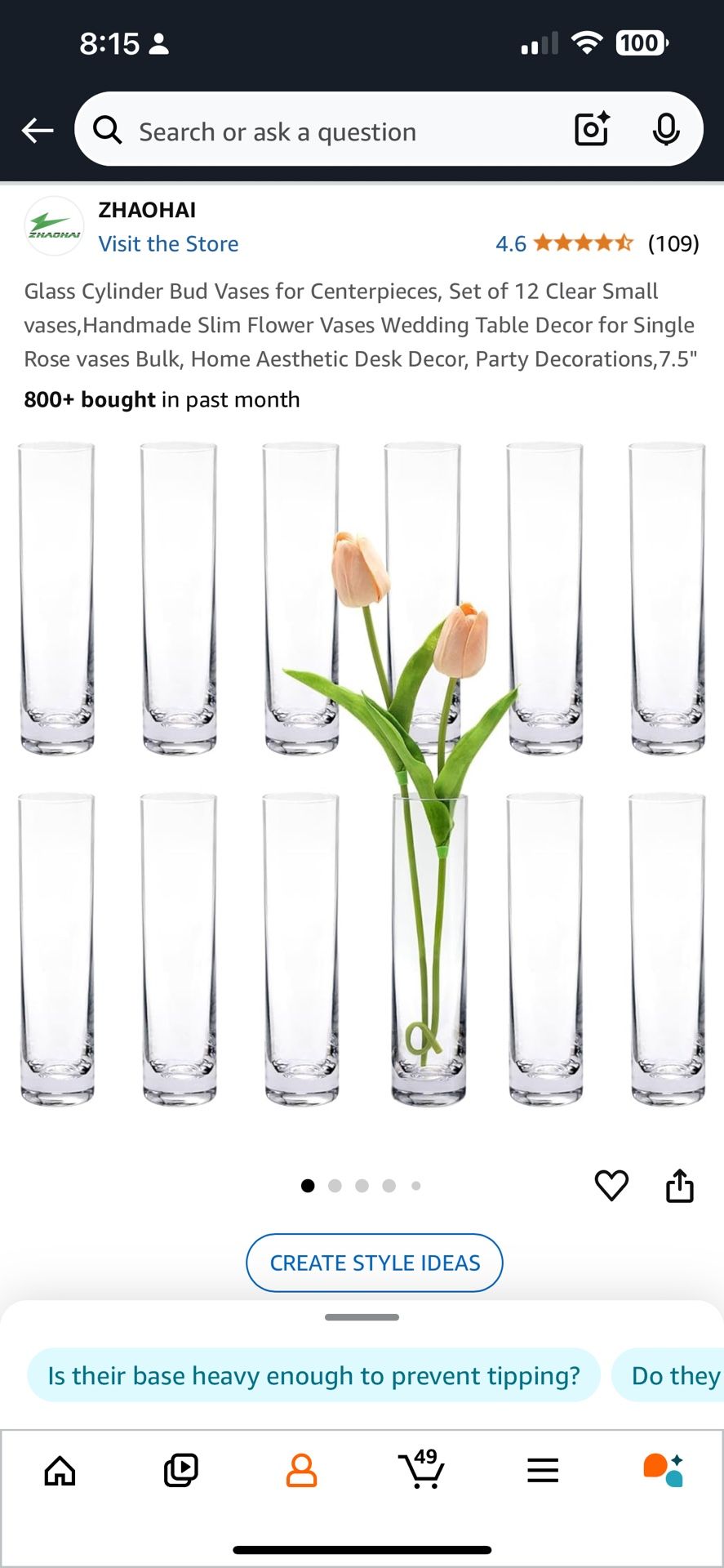 Bud Vases Wedding (22)